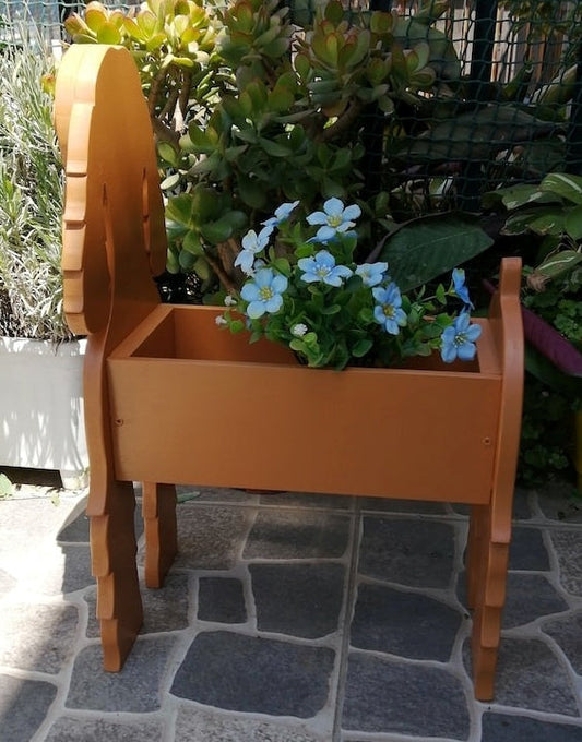 Cocker Spaniel Dog Planter - Wooden Plant Box - DIY Kit - Realistic Dog Garden Plant Holder