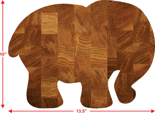 Elephant Cutting Charcuterie Board Acrylic Router Template Plexiglass Wood Template