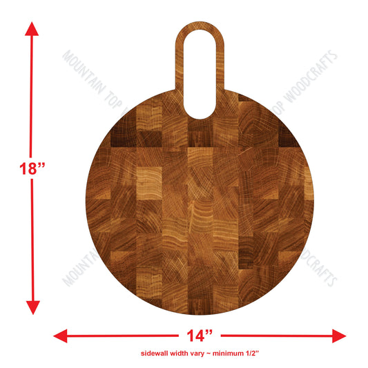 Flat Board Pizza Plate ~ Acrylic Inlay Wood Router Template Plexiglass Woodworking Guide