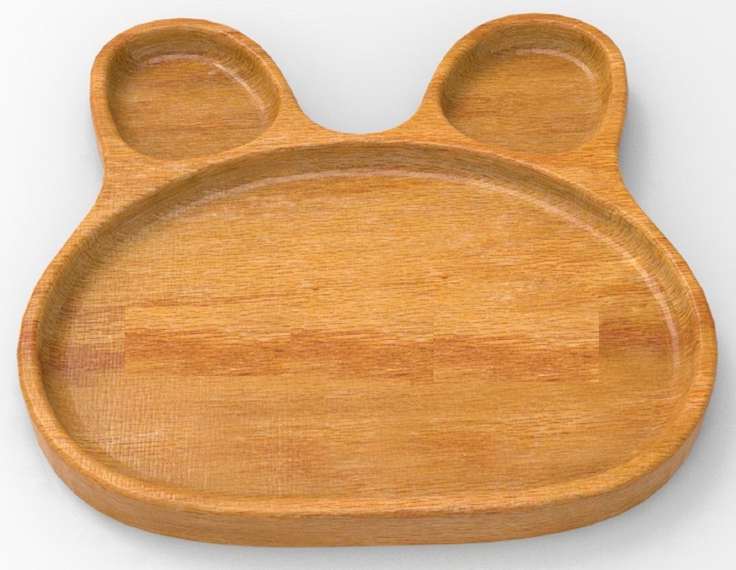 Bunny Plate Tray ~ Acrylic Inlay Wood Router Template Plexiglass Woodworking Guide