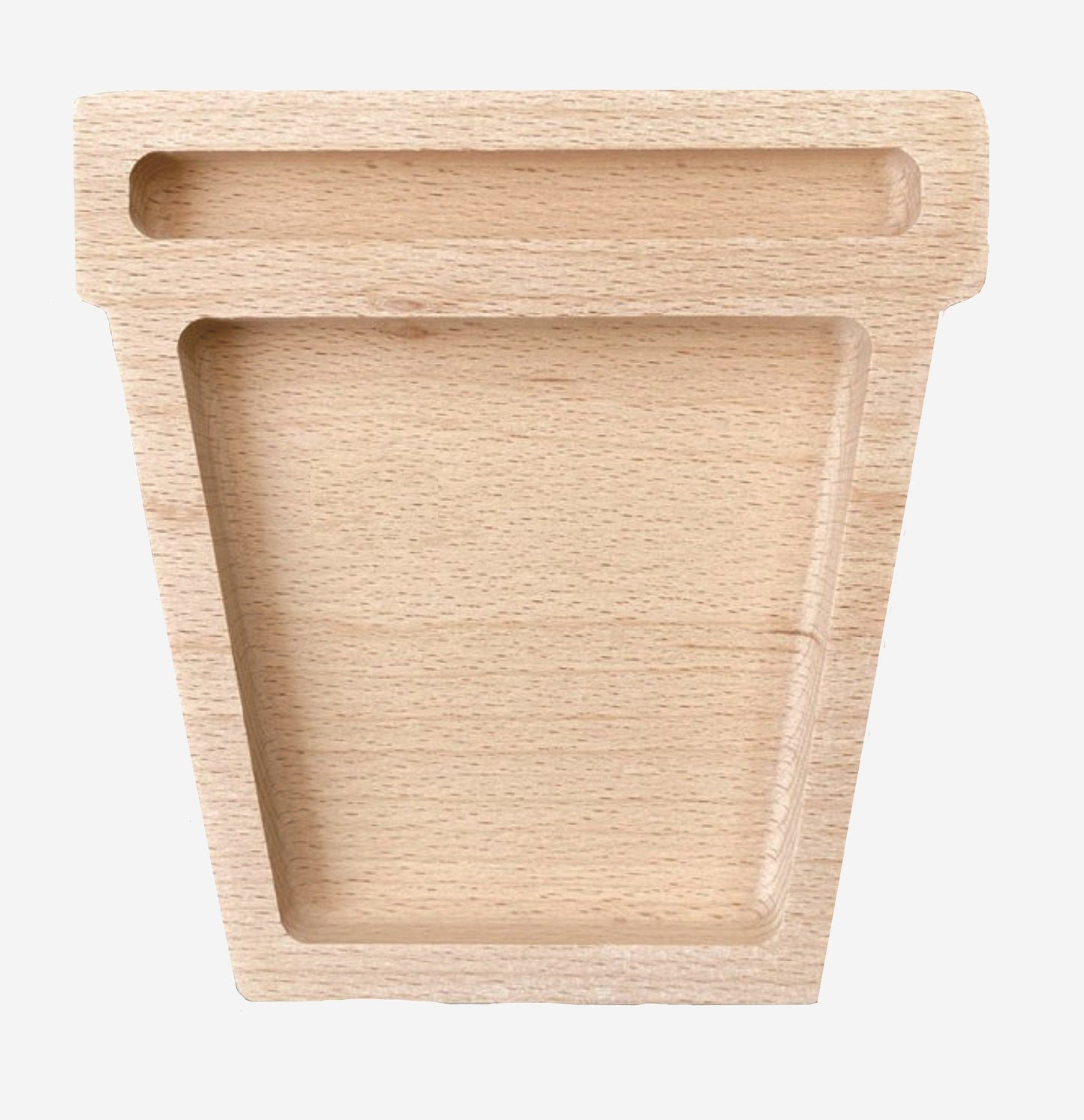 Flower Pot Gardner Plate Tray ~ Acrylic Inlay Wood Router Template Plexiglass Woodworking Guide