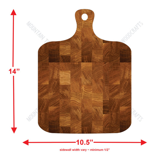 Cutting Board 2 Tray ~ Acrylic Inlay Wood Router Template Plexiglass Woodworking Guide