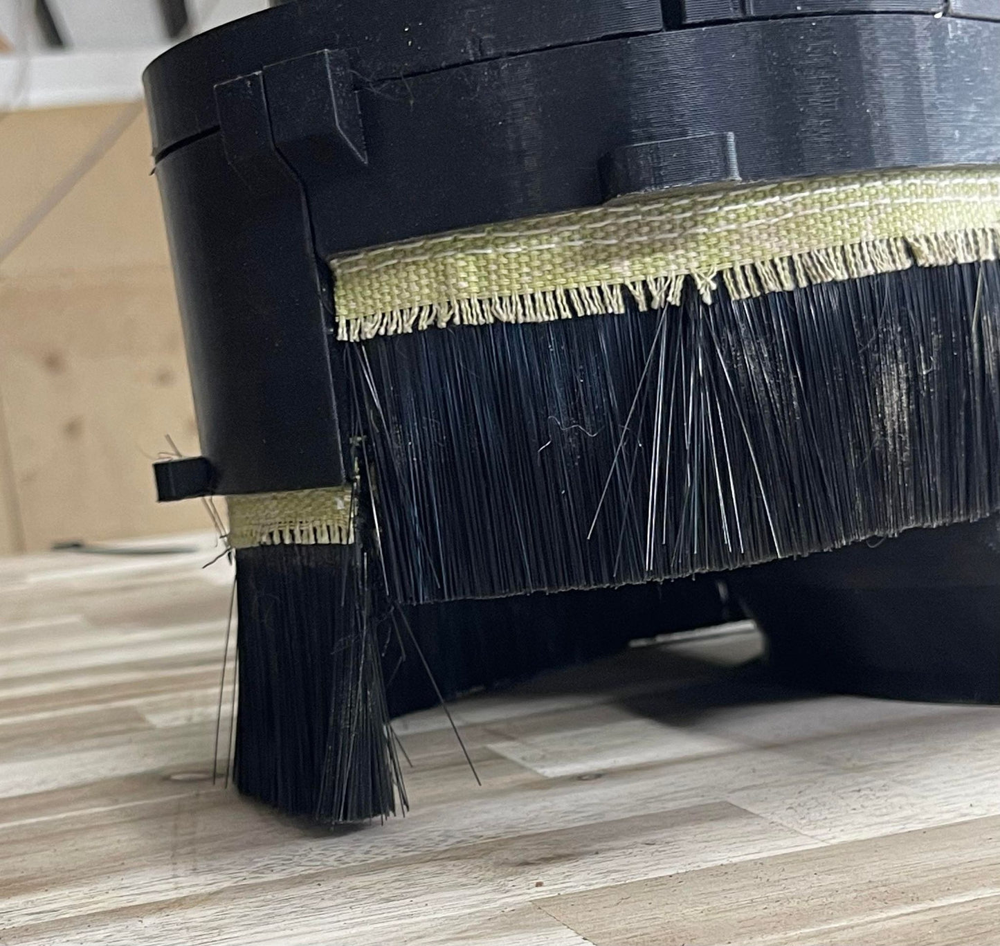 CNC Router Dust Shoe Boot with Brushes - Magnetic - Custom Made 3D Printed