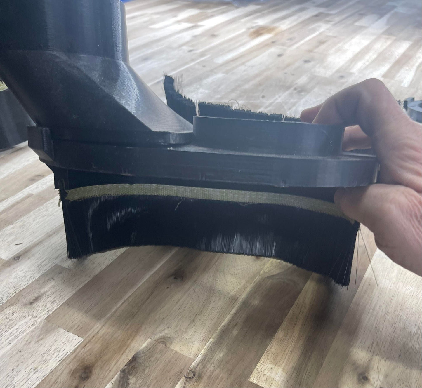 CNC Router Dust Shoe Boot with Brushes - Magnetic - Custom Made 3D Printed