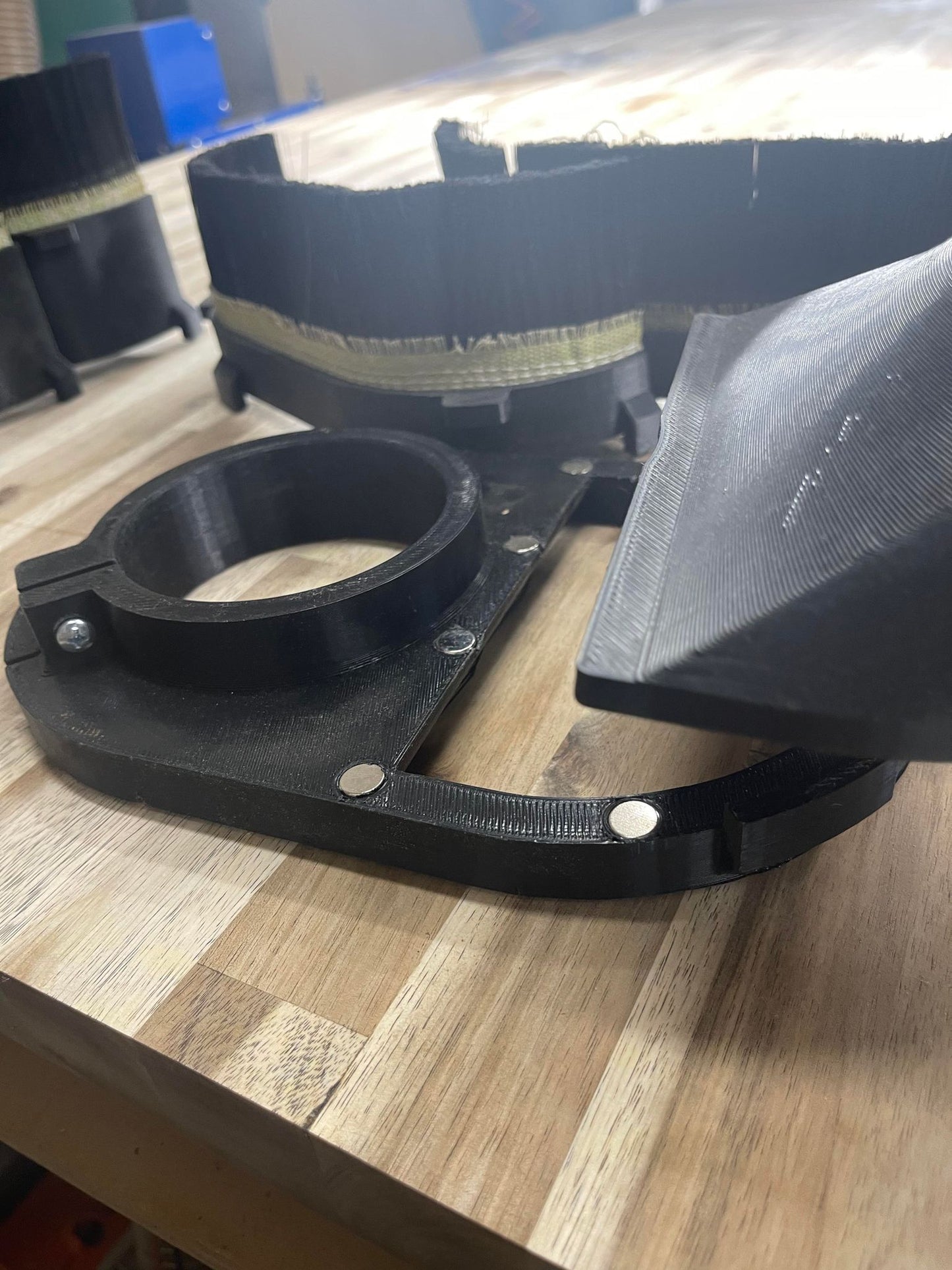 CNC Router Dust Shoe Boot with Brushes - Magnetic - Custom Made 3D Printed