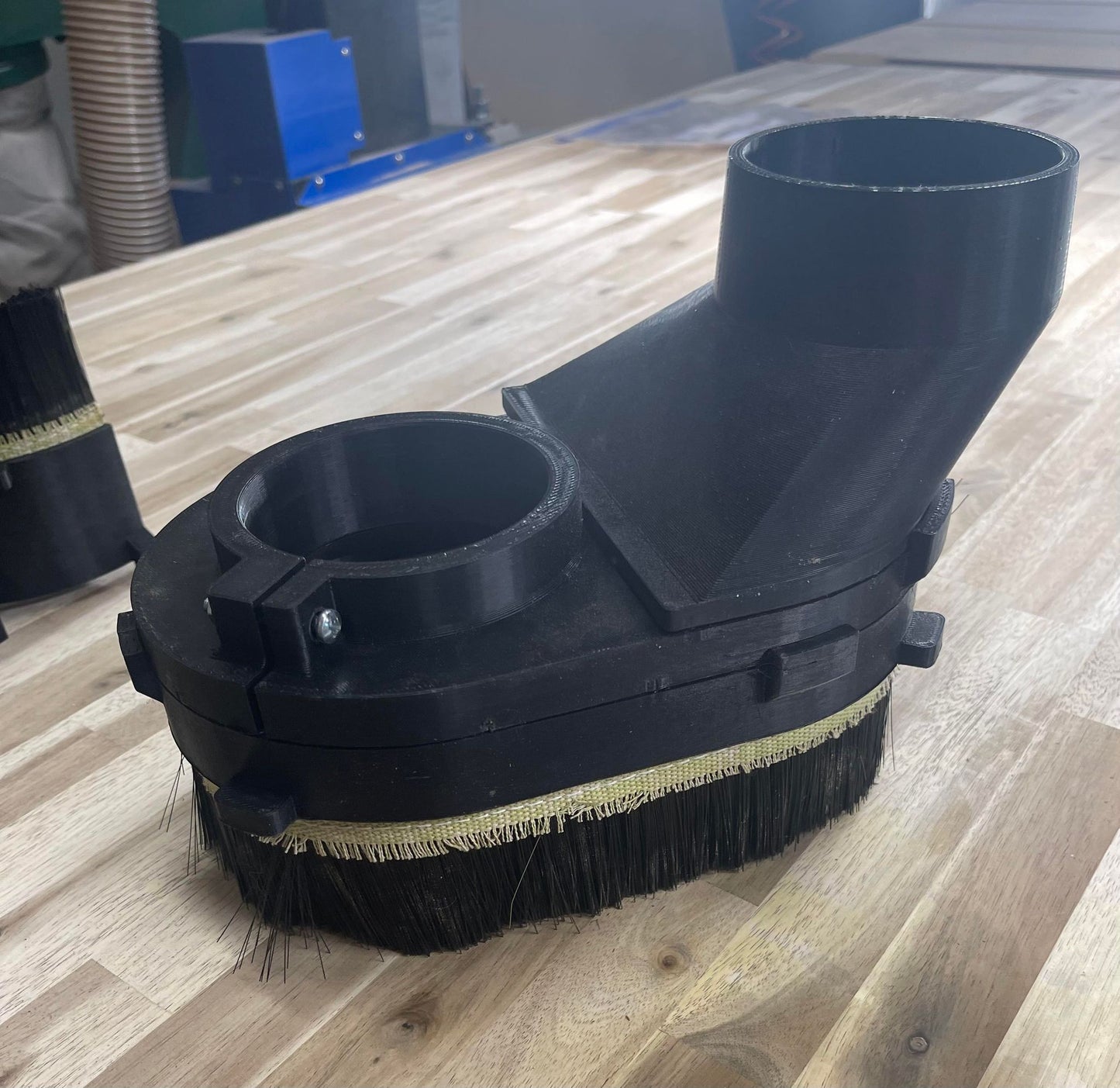 CNC Router Dust Shoe Boot with Brushes - Magnetic - Custom Made 3D Printed