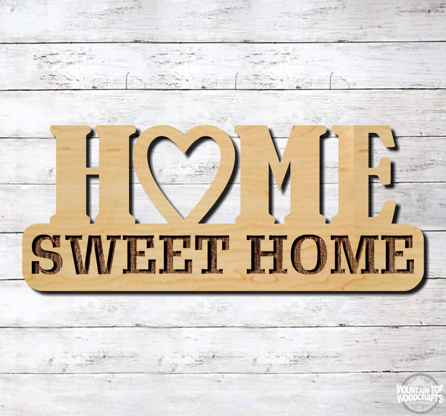 Home Sweet Home Key Rack Holder ~ Laser Engraved Sign Wood Wall Art