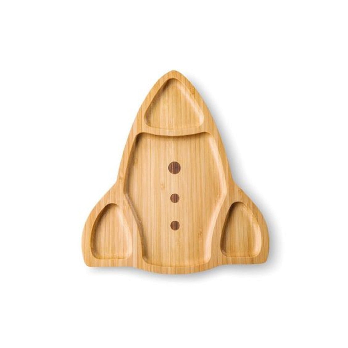 Rocket Kid Plate - Wood Dinner Plate - Wooden Serving Dish