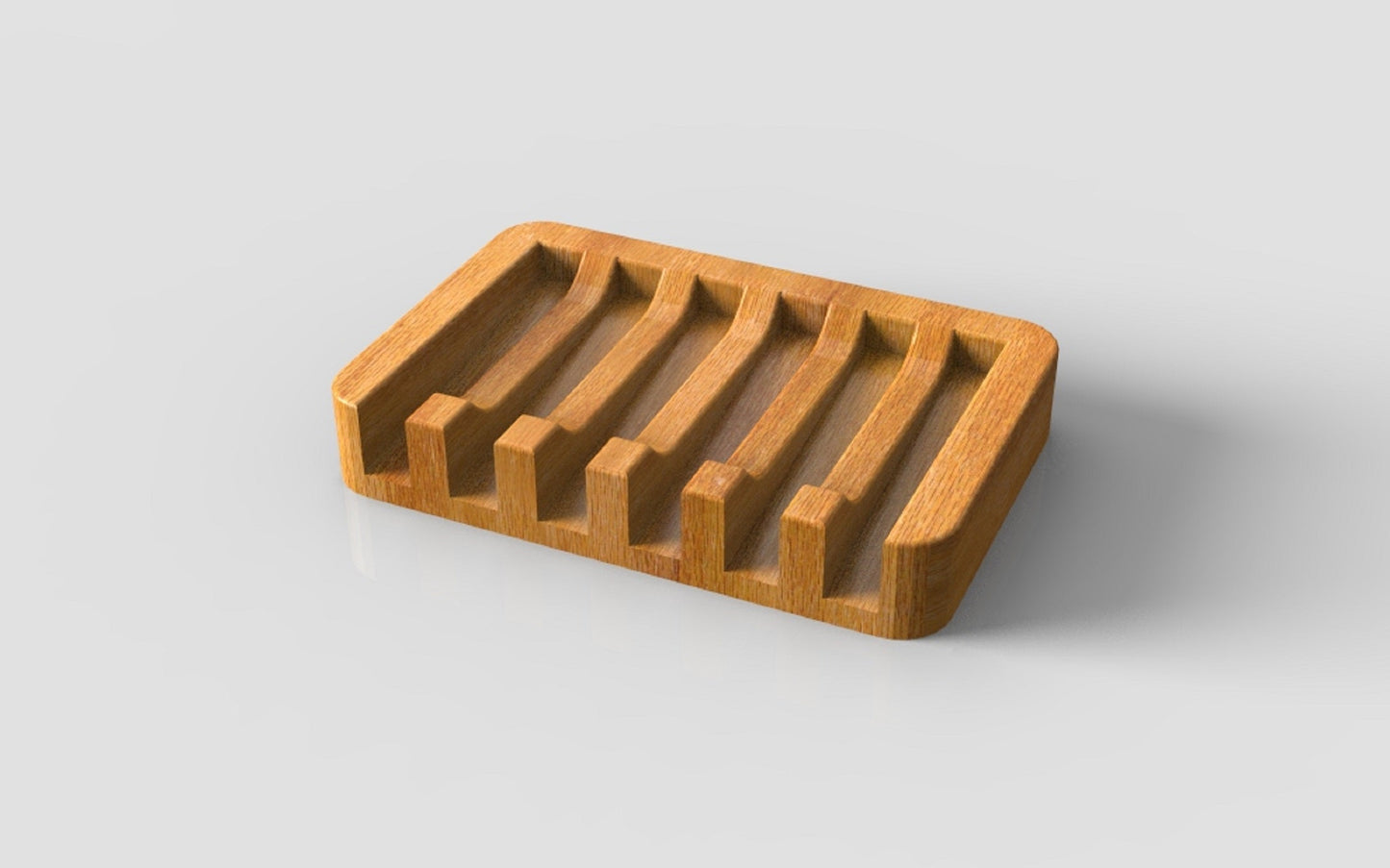 Soap Dish Wooden Tray - Waterfall - Bath Spa Sink - Home Decor - Wooden Platter