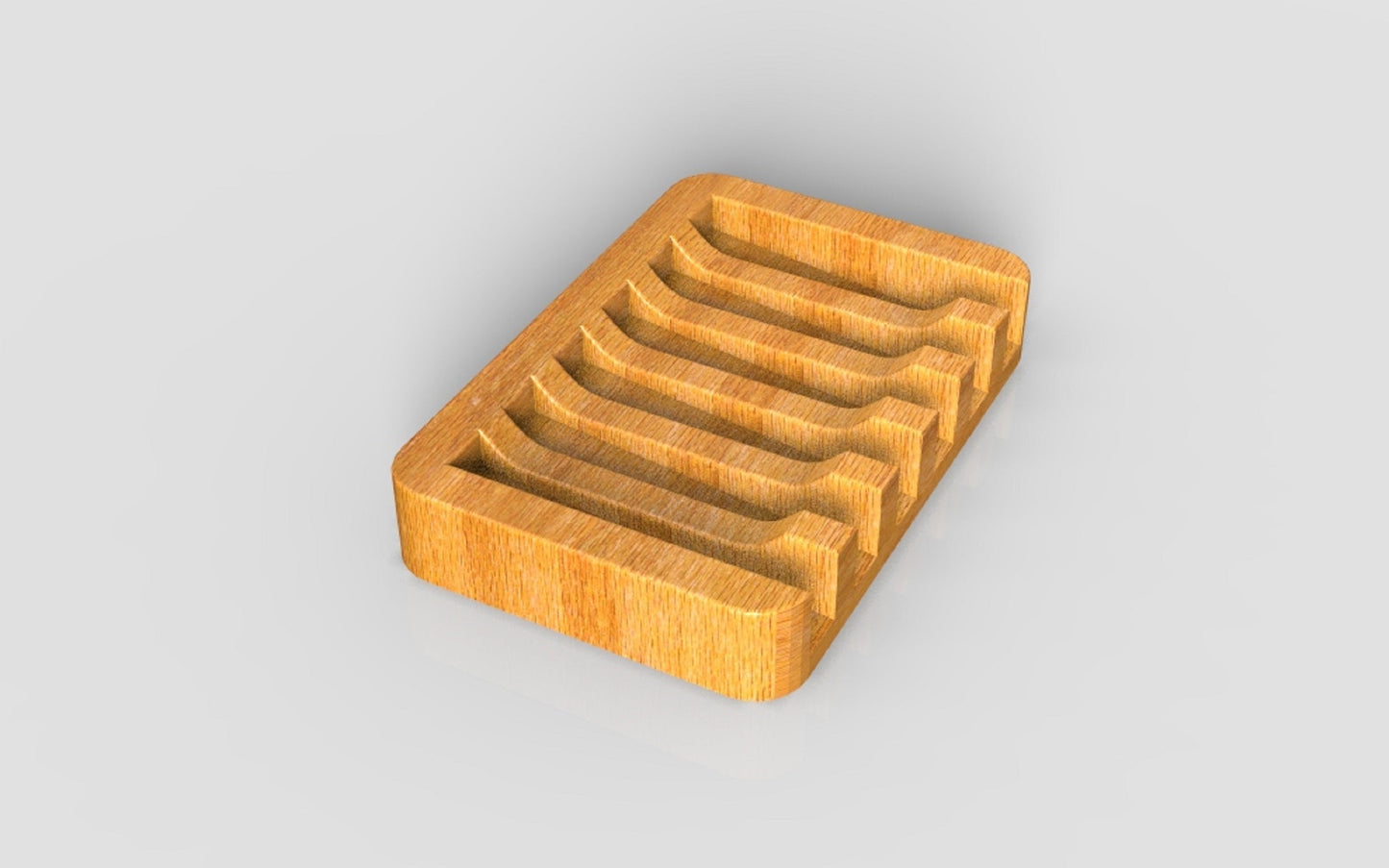 Soap Dish Wooden Tray - Waterfall - Bath Spa Sink - Home Decor - Wooden Platter