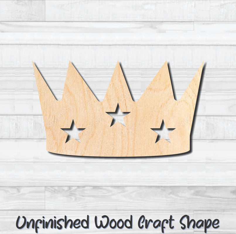 Crown Princess 7 King Unfinished Wood Shape Blank Laser Engraved Cutout Woodcraft Craft Supply