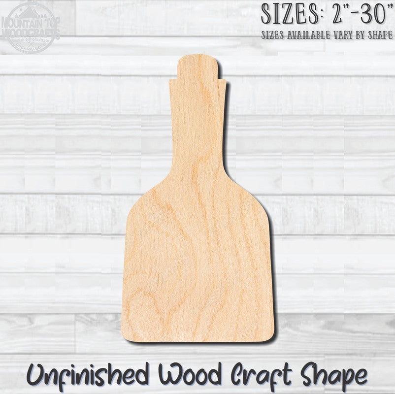 Wine Liquor Bottle 2 Unfinished Wood Shape Blank Laser Engraved Cut Out Woodcraft Craft Supply