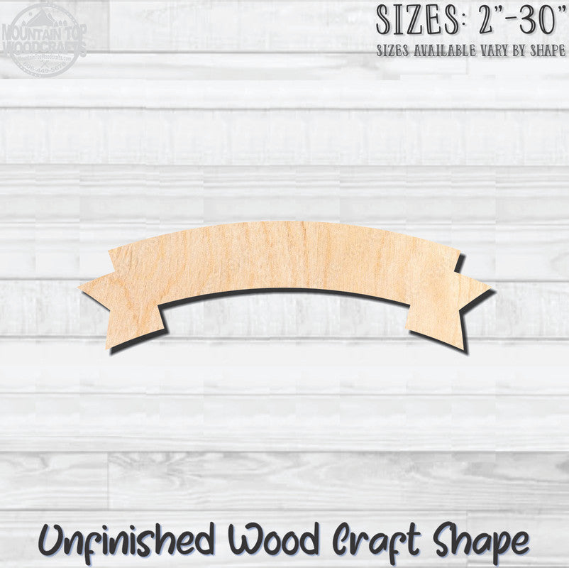 Banner Swag 21 Unfinished Wood Shape Blank Laser Engraved Cutout Woodcraft Craft Supply