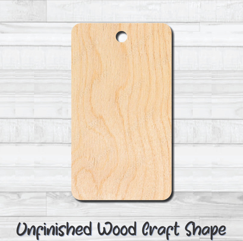 Gift Tag 34 Hang Tag Unfinished Wood Shape Blank Laser Cutout Woodcraft Craft Supply