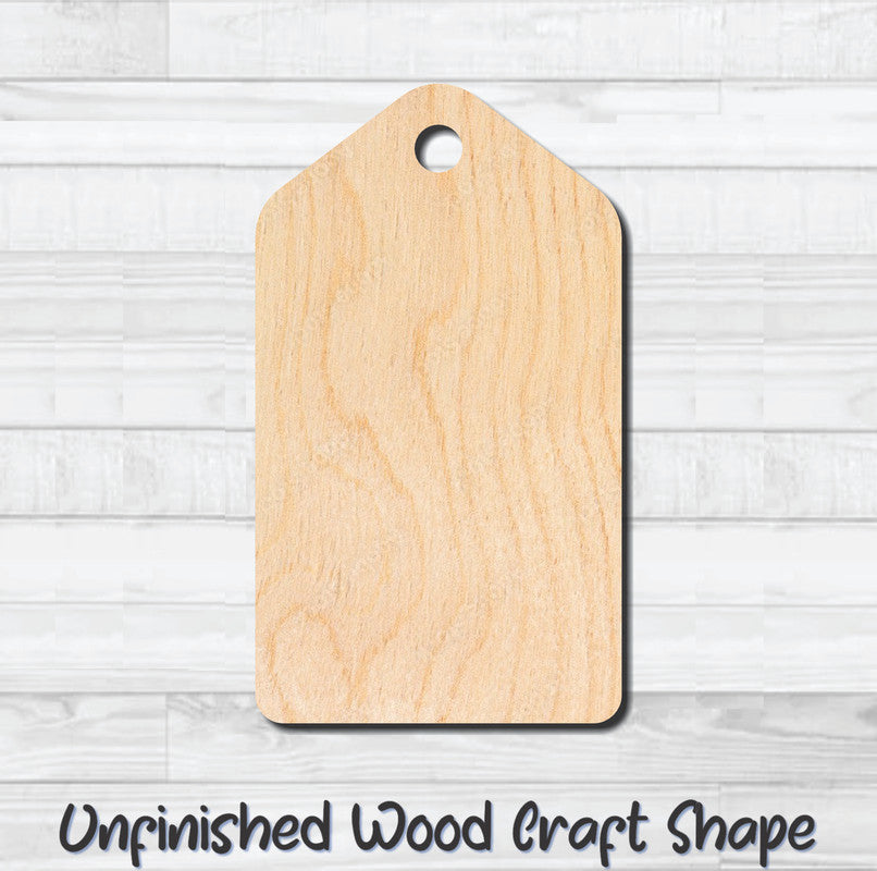 Gift Tag 39 Hang Tag Unfinished Wood Shape Blank Laser Cutout Woodcraft Craft Supply