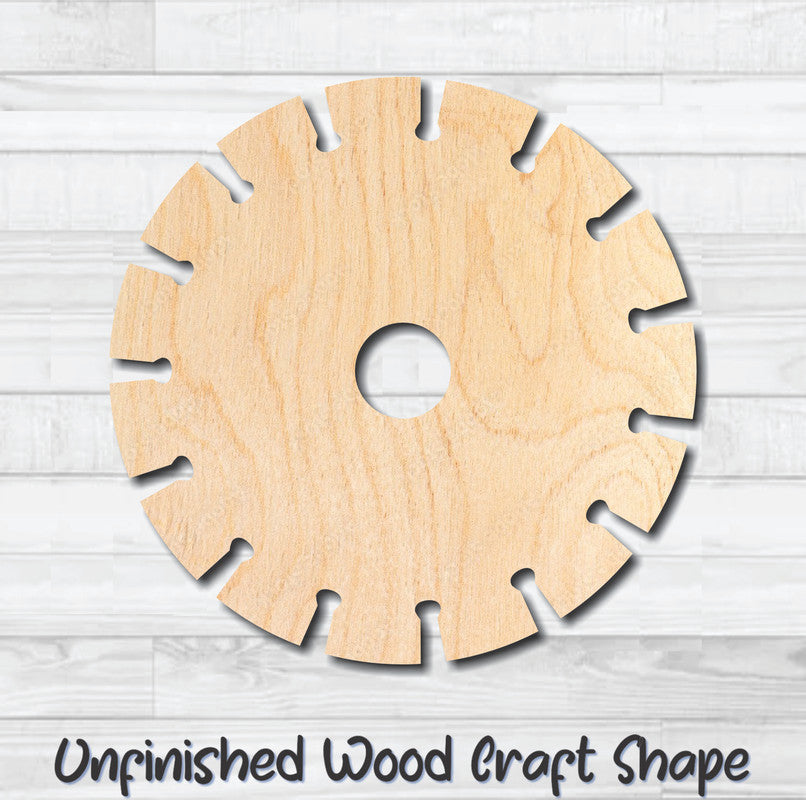 Saw Blade 5 Sawblade Tool Unfinished Wood Shape Blank Laser Engraved Cutout Woodcraft Craft Supply