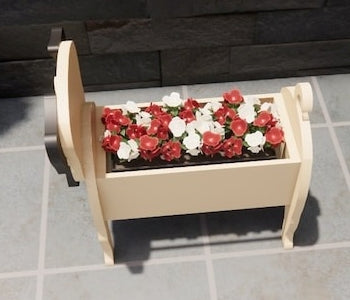 Pug Dog Planter - Wooden Planter Box - DIY Kit - Realistic Dog Garden Plant Holder