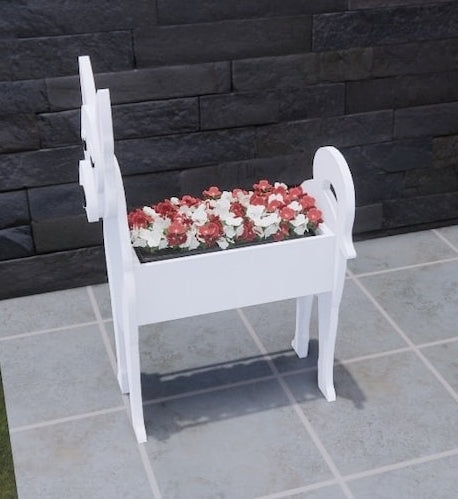 Swiss Shepherd Dog Planter - Wooden Planter Box - DIY Kit - Realistic Dog Garden Plant Holder