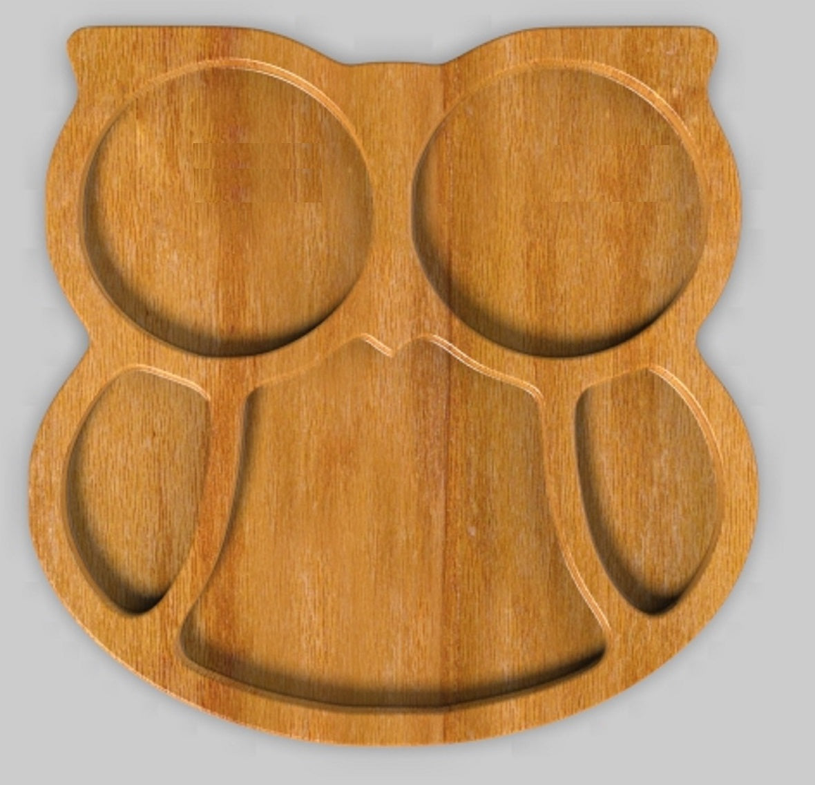 Owl Plate Tray ~ Acrylic Inlay Wood Router Template Plexiglass Woodworking Guide