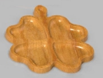 Shamrock Hanger Tray Platter ~ Acrylic Inlay Wood Router Template Plexiglass Woodworking Guide
