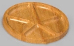 Round 5 Section Star Tray ~ Acrylic Inlay Wood Router Template Plexiglass Woodworking Guide