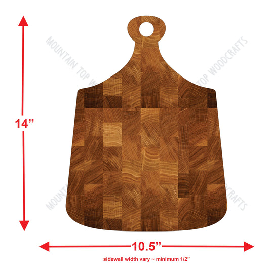 Cutting Board 3 Tray ~ Acrylic Inlay Wood Router Template Plexiglass Woodworking Guide