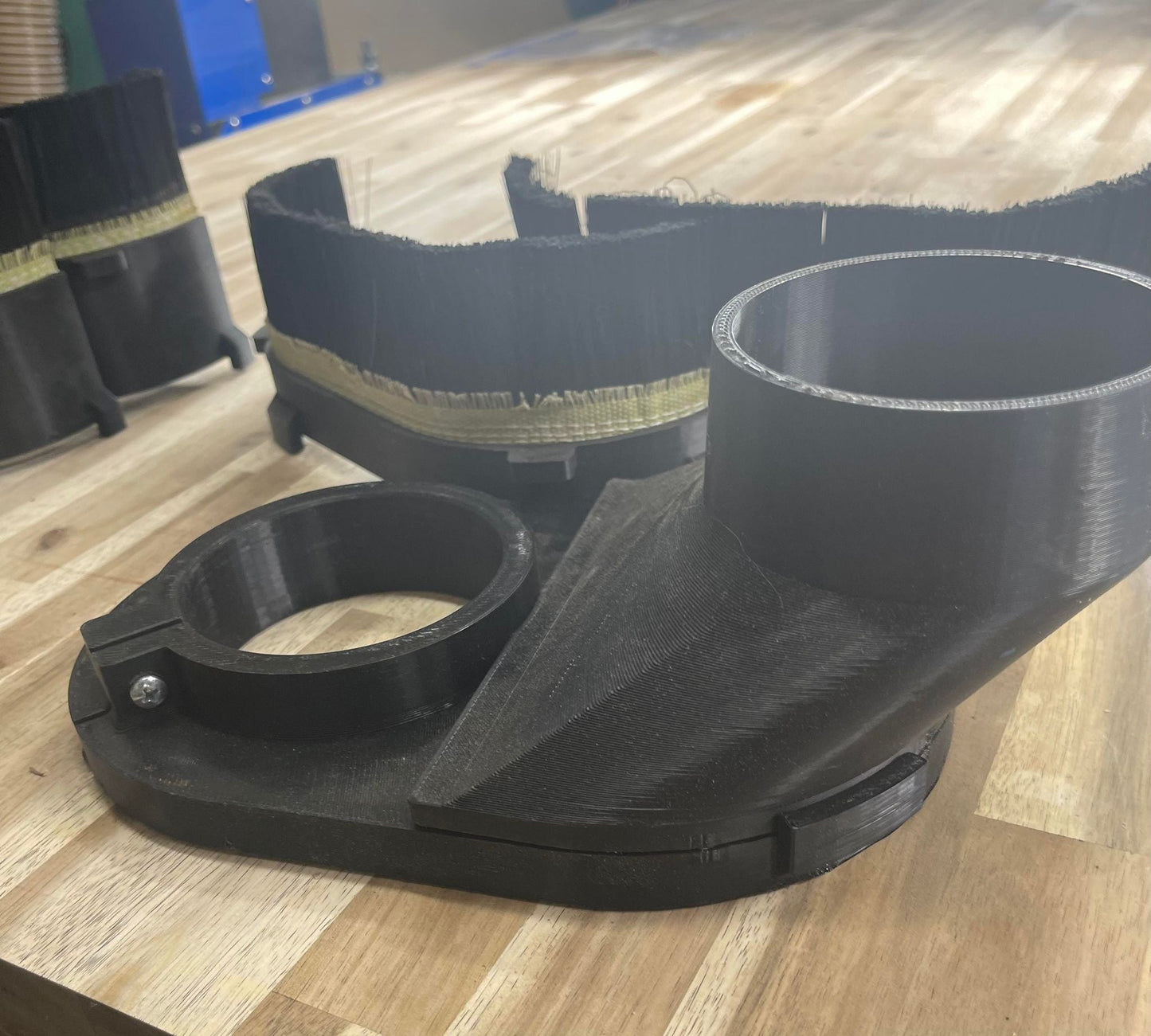CNC Router Dust Shoe Boot with Brushes - Magnetic - Custom Made 3D Printed