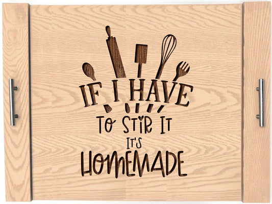 This Kitchen Is Seasoned With Love Wood Engraved Noodle Board - Stove Cover - Sink Cover - With Handles - Gas or Electric Stove