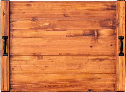 Our Little Farmhouse Chicken Wood Engraved Noodle Board - Stove Cover - Sink Cover - With Handles - Gas or Electric Stove