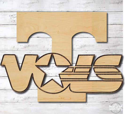 Tennessee VOLS ~ Laser Engraved Sign Wood Wall Art