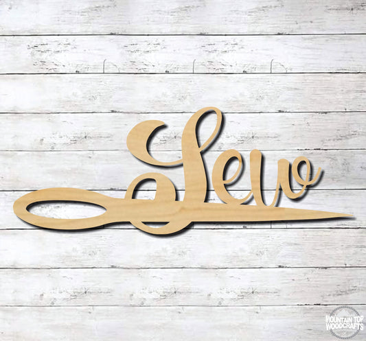 Sew Wall Sign Needle ~ Craft Room Sew Embroider Sewing Room Laser Engraved Sign Wood Wall Art