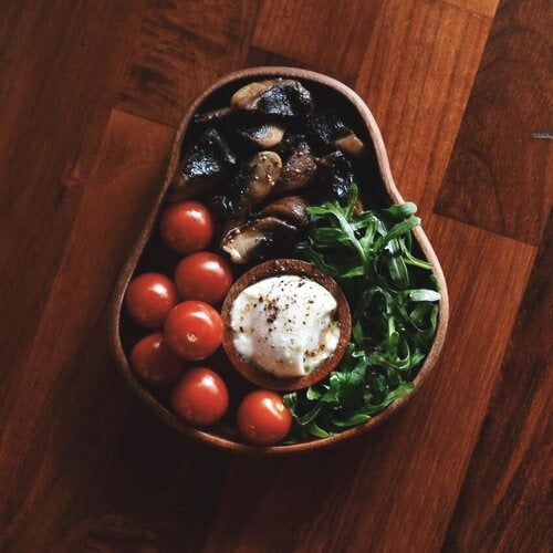 Avocado Wood Serving Tray - 14" 2 Compartment - Charcuterie Board - Cheese Board - Chip & Dip - Divided Bowl - Serving Tray Platter