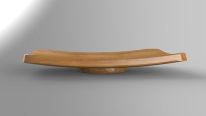 Curved Wood Charcuterie Platter - Serving Tray - 18" - Veggie Tray