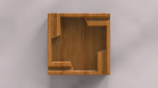 Wood Square Ashtray - Cigar Ashtrays - Large Luxury Ashtray For Outdoors - Rustic Wooden Ashtray