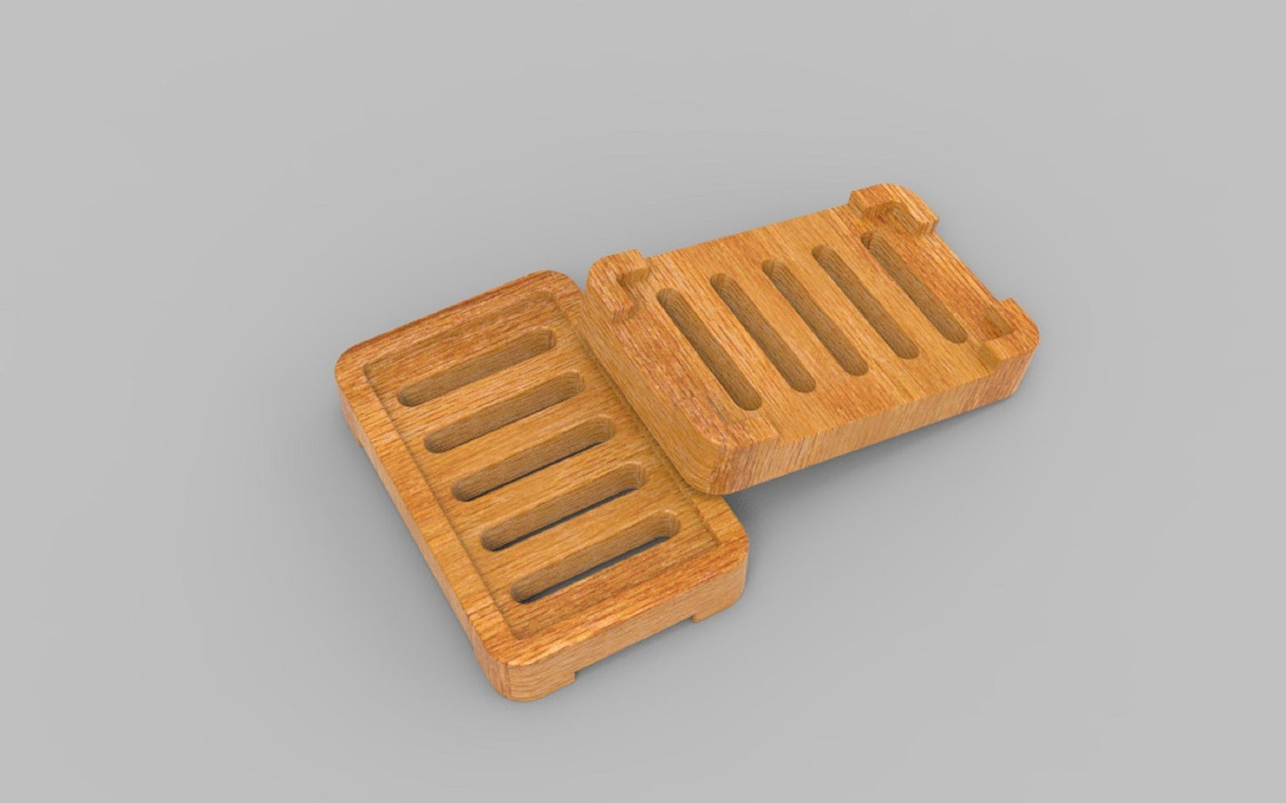 Soap Dish Wooden Tray - Open - Bath Spa Sink - Home Decor - Wooden Platter