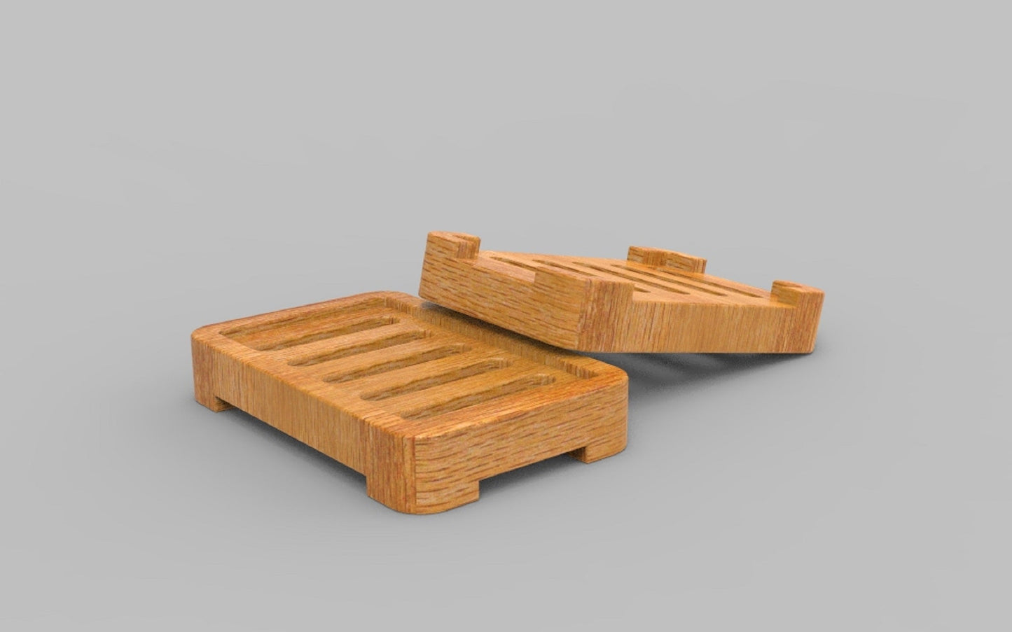 Soap Dish Wooden Tray - Open - Bath Spa Sink - Home Decor - Wooden Platter