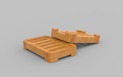 Soap Dish Wooden Tray - Open - Bath Spa Sink - Home Decor - Wooden Platter