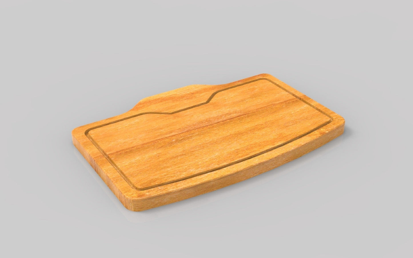 Steak Plate Wooden Serving Tray - Texas Style Steakhouse - Cutting Board - Wooden Platter