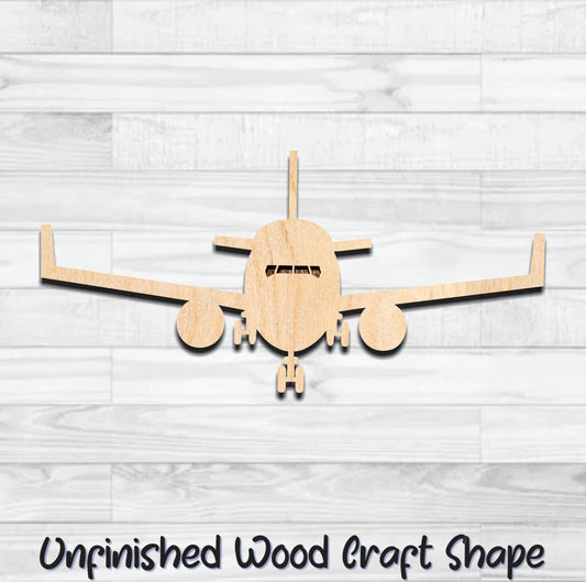 Fighter Jet Airplane Unfinished Wood Shape Blank Laser Engraved Cut Out Woodcraft Craft Supply