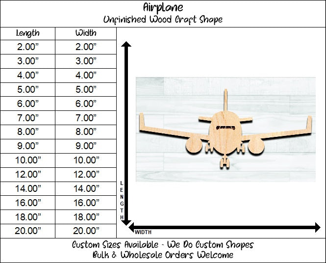 Fighter Jet Airplane Unfinished Wood Shape Blank Laser Engraved Cut Out Woodcraft Craft Supply