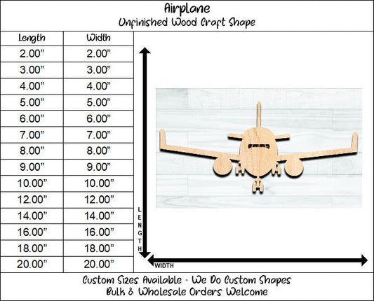 Fighter Jet Airplane Unfinished Wood Shape Blank Laser Engraved Cut Out Woodcraft Craft Supply