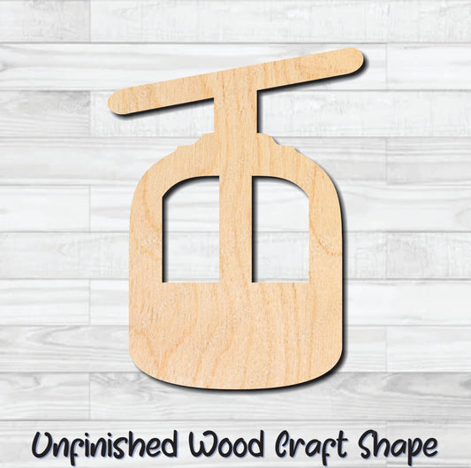 Helicopter Unfinished Wood Shape Blank Laser Engraved Cut Out Woodcraft Craft Supply