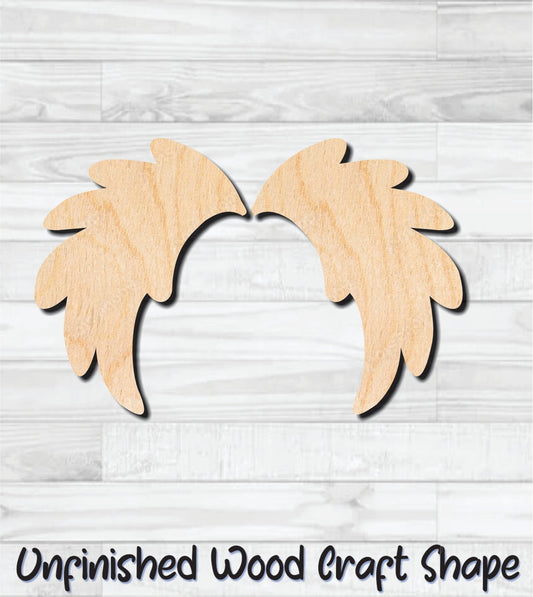 Angel Wings Unfinished Wood Shape Blank Laser Engraved Cut Out Woodcraft Craft Supply