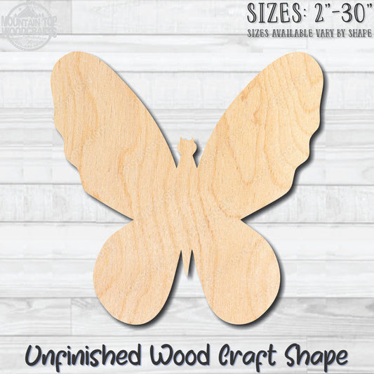 Butterfly 6 Unfinished Wood Shape Blank Laser Cutout Woodcraft Craft Supply