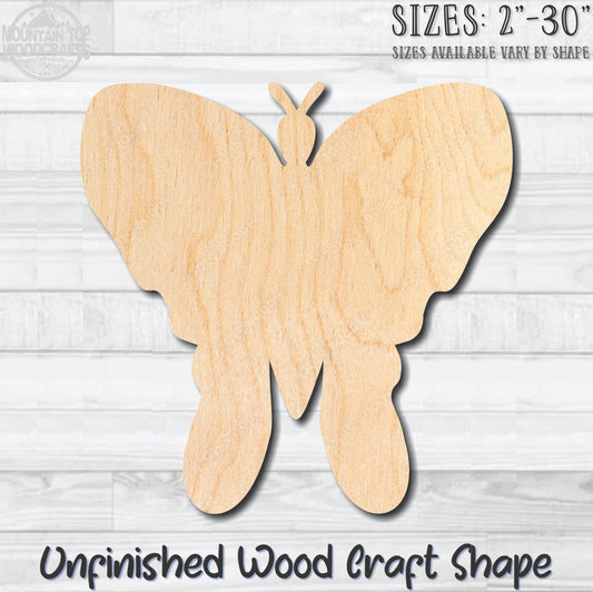 Butterfly 5 Unfinished Wood Shape Blank Laser Cutout Woodcraft Craft Supply
