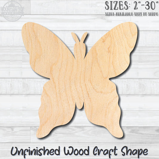 Butterfly 4 Unfinished Wood Shape Blank Laser Cutout Woodcraft Craft Supply