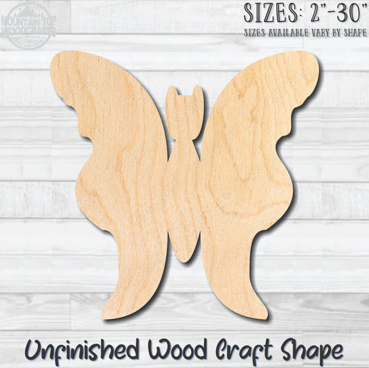Butterfly 3 Unfinished Wood Shape Blank Laser Cutout Woodcraft Craft Supply