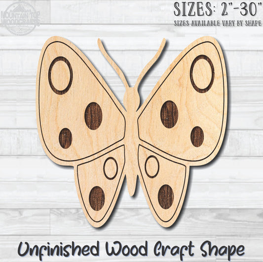 Monarch Butterfly 28 Unfinished Wood Shape Blank Laser Engraved Cutout Woodcraft Craft Supply