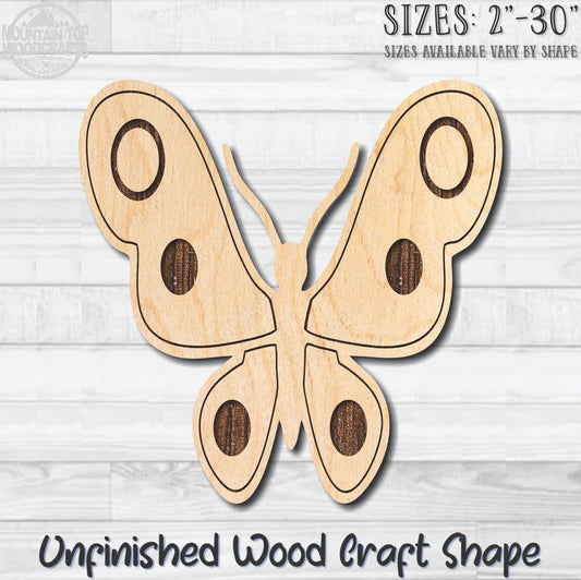 Monarch Butterfly 30 Unfinished Wood Shape Blank Laser Engraved Cutout Woodcraft Craft Supply