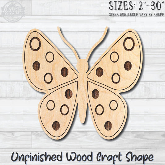 Monarch Butterfly 36 Unfinished Wood Shape Blank Laser Engraved Cutout Woodcraft Craft Supply